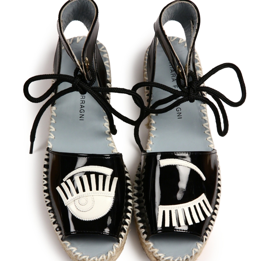 *HOST PICK* BNIB Chiara Ferragni Black Espadrilles